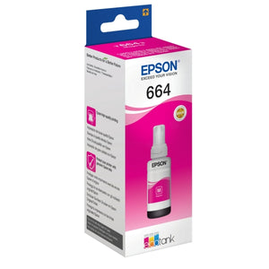 Original Epson 664 / C13T664340 Tintenflasche magenta · 6.500 Seiten · Inhalt 70 ml