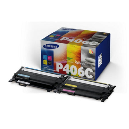 Original HP SU375A / CLT-P406C Toner Value-Kit (Bk,C,M,Y), Inhalt 1500pg + 3x1000pg