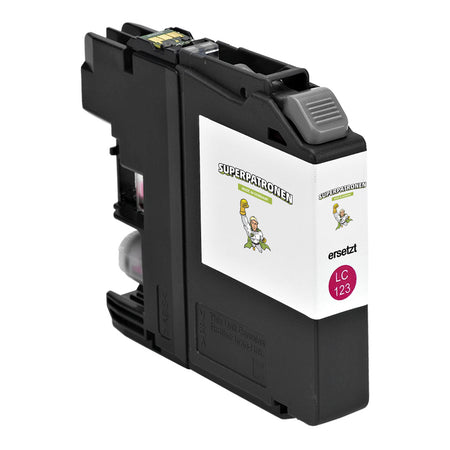 Kompatibel für Brother LC-123M Tintenpatrone magenta, 600 Seiten, Inhalt 7 ml