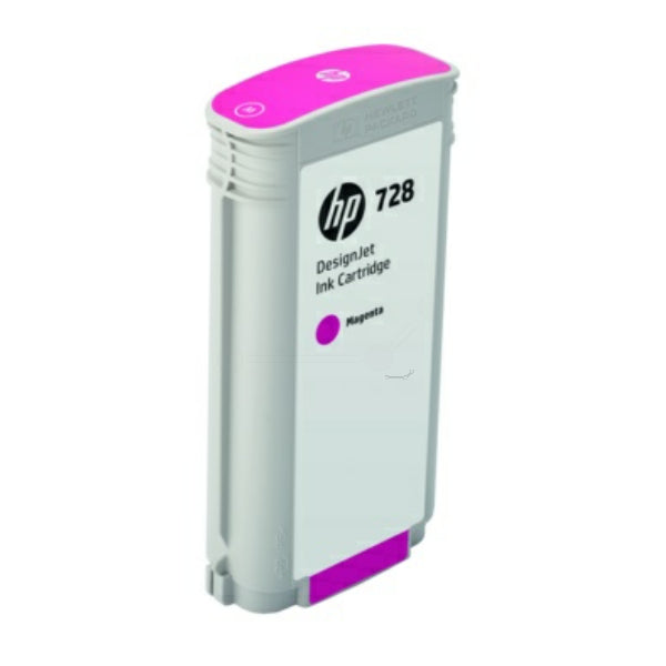 Original HP F9J66A / 728 Tintenpatrone magenta, Inhalt 130 ml