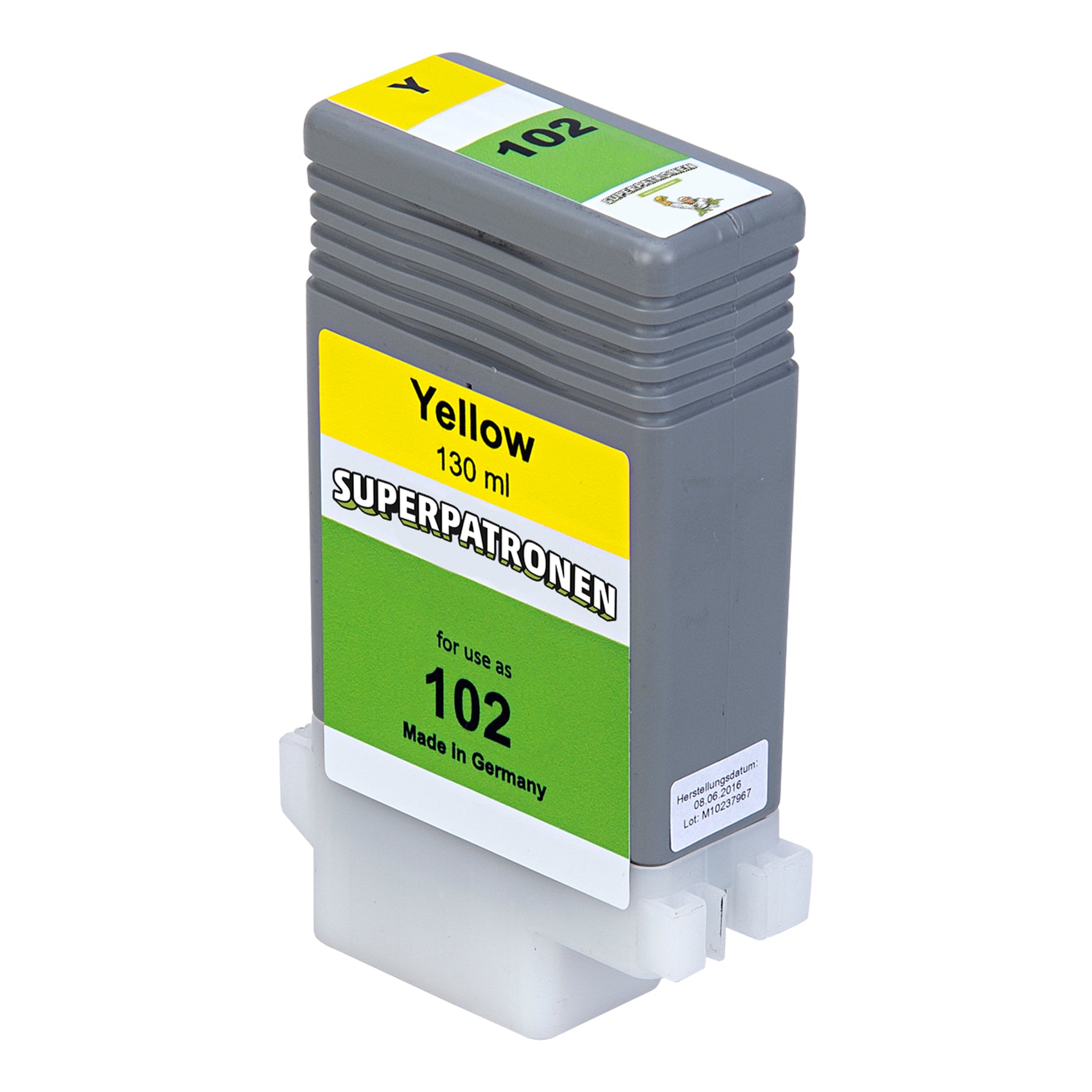 Kompatibel für Canon 0898B001 / PFI-102 Y Tintenpatrone gelb, Inhalt 130 ml