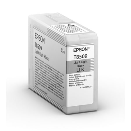Original Epson C13T850900 / T8509 Tintenpatrone schwarz hell hell, Inhalt 80 ml