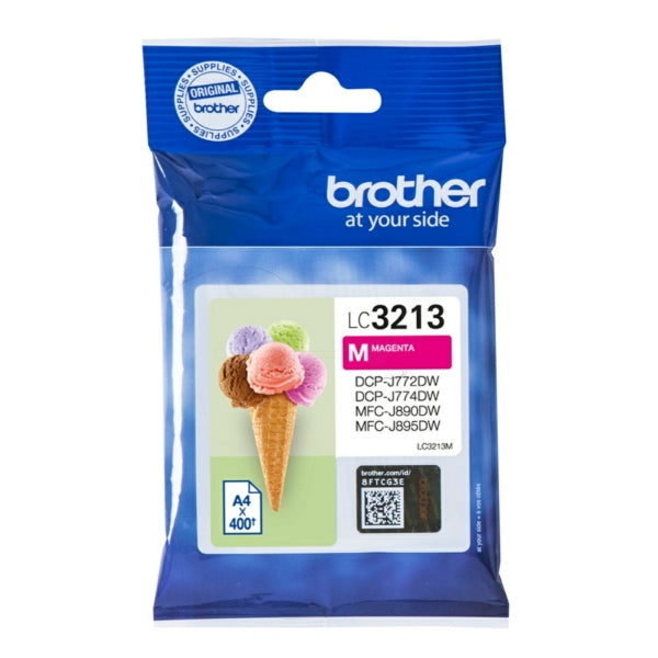 Original Brother LC-3213M Tintenpatrone magenta, 400 Seiten