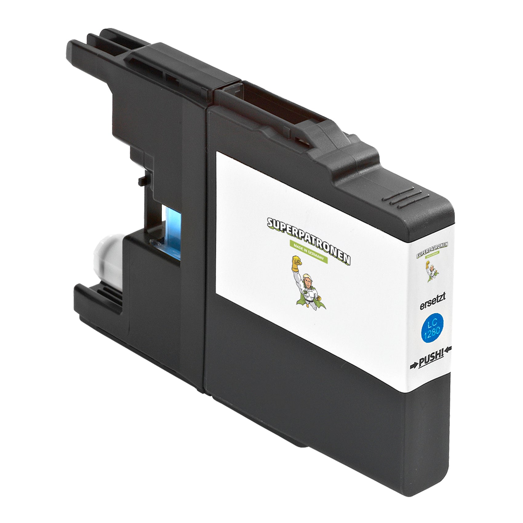 Kompatibel für Brother LC-1280XLC Tintenpatrone cyan High-Capacity, 1.200 Seiten, Inhalt 14 ml