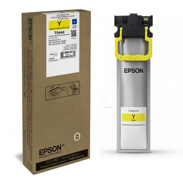 Original Epson C13T944440 / T9444 Tintenpatrone gelb, 3.000 Seiten, Inhalt 19,9 ml