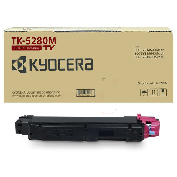 Original Kyocera 1T02TWBNL0 / TK-5280 M Toner-Kit magenta, 11.000 Seiten