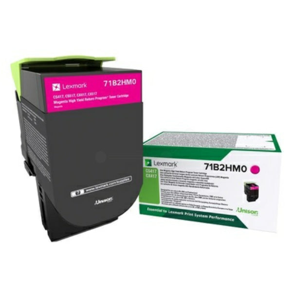 Original Lexmark 71B2HM0 Toner-Kit magenta return program, 3.500 Seiten