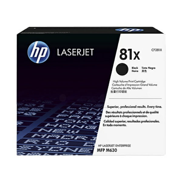 Original HP CF281X / 81X Tonerkartusche schwarz High-Capacity, 25.000 Seiten