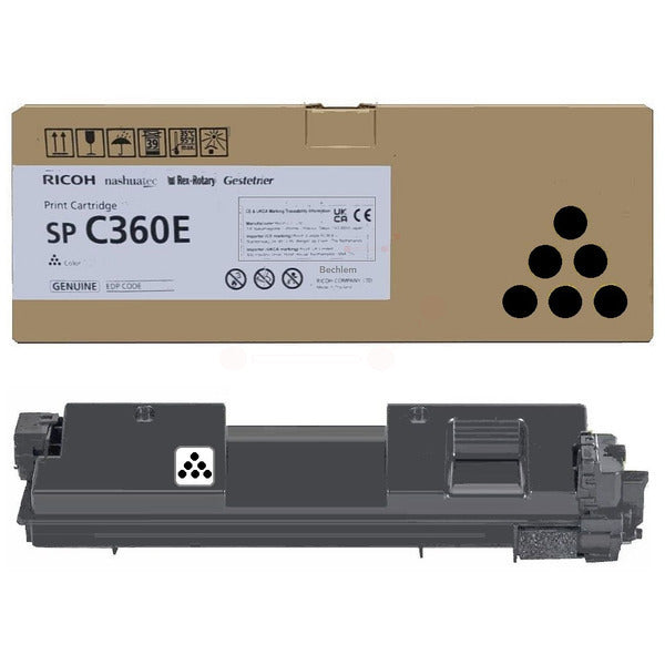 Original Ricoh 408188 / SPC360E Toner-Kit schwarz, 2.500 Seiten