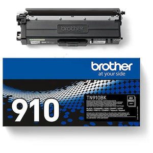 Original Brother TN-910BK Toner schwarz · 9.000 Seiten