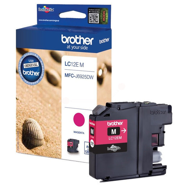 Original Brother LC-12EM Tintenpatrone magenta, 1.200 Seiten