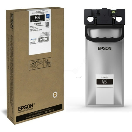 Original Epson C13T946140 / T9461 Tintenpatrone schwarz extra High-Capacity, 10.000 Seiten, Inhalt 136,7 ml