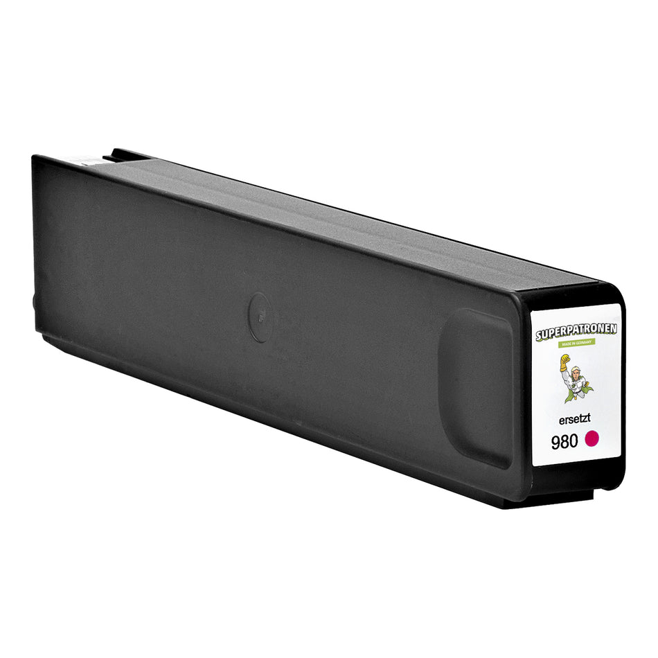 Kompatibel für HP D8J08A / 980 Tintenpatrone magenta, 6.600 Seiten, Inhalt 100 ml