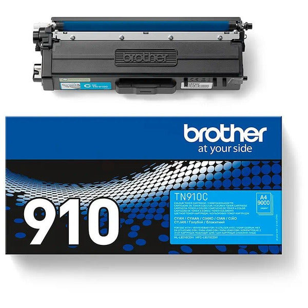 Original Brother TN-910C Toner-Kit cyan, 9.000 Seiten