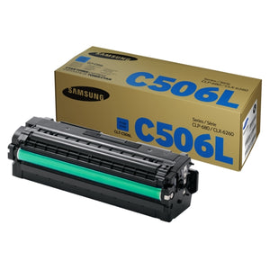 Original HP CLT-C506L / SU038A XL Toner cyan · 3.500 Seiten