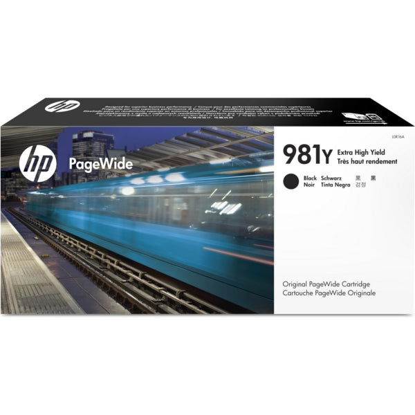 Original HP L0R16A / 981Y Tintenpatrone schwarz, 20.000 Seiten, Inhalt 345 ml