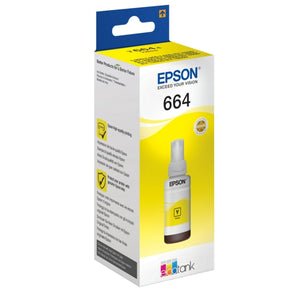 Original Epson 664 / C13T664440 Tintenflasche gelb · 6.500 Seiten · Inhalt 70 ml