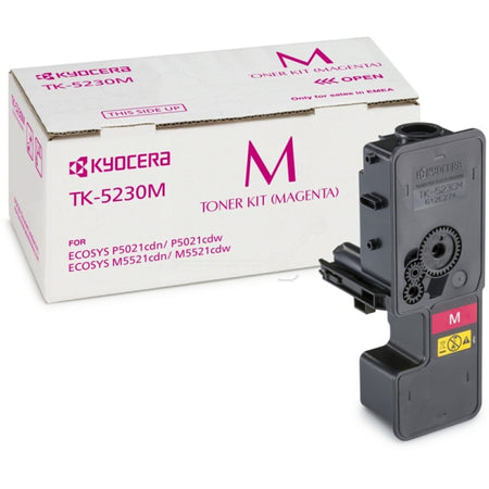 Original Kyocera 1T02R9BNL0 / TK-5230 M Toner-Kit magenta, 2.200 Seiten