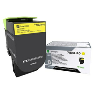 Original Lexmark 71B0H40 Toner gelb · 3.500 Seiten