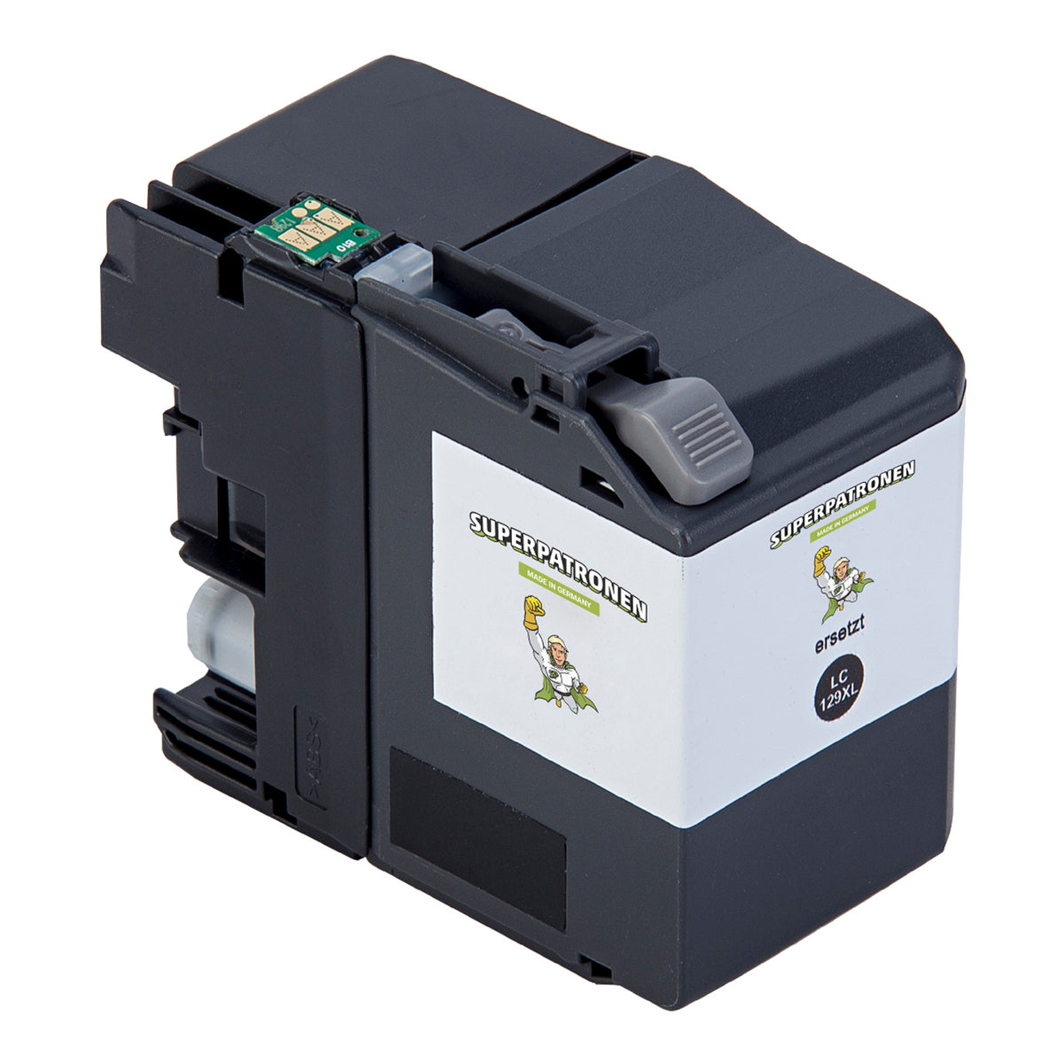 Kompatibel für Brother LC-129XLBK Tintenpatrone schwarz, 2.400 Seiten, Inhalt 48 ml