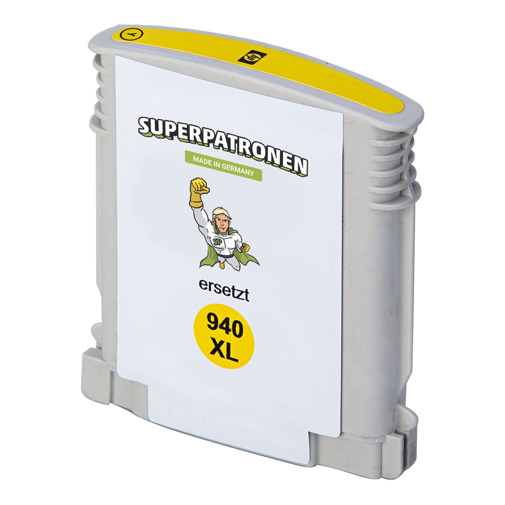 Kompatibel für HP C4909AE / 940XL Tintenpatrone gelb, 1.400 Seiten, Inhalt 19,5 ml