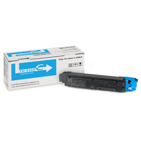 Original Kyocera 1T02NTCNL0 / TK-5160 C Toner-Kit cyan, 12.000 Seiten