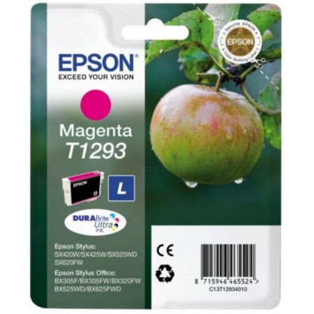 Original Epson C13T12934012 / T1293 Tintenpatrone magenta, 330 Seiten, Inhalt 7 ml