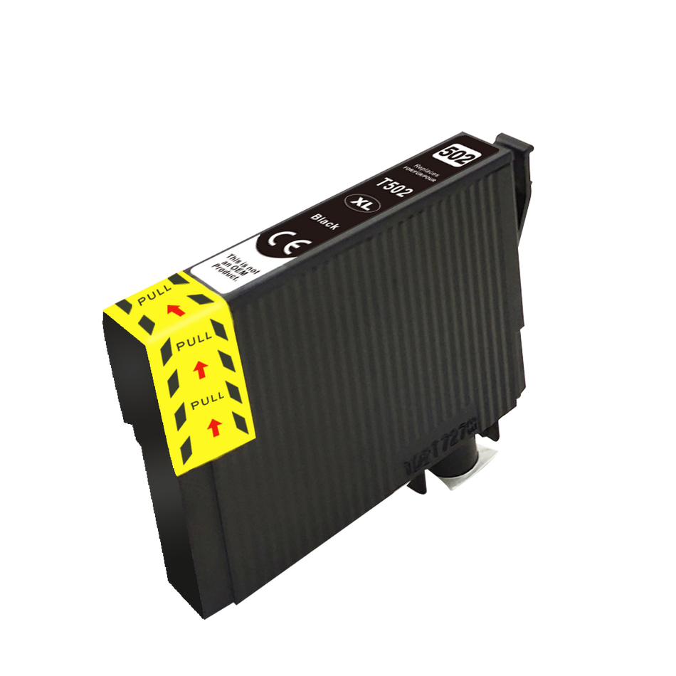 Kompatibel für Epson C13T02W14010 / 502XL Tintenpatrone schwarz, Inhalt 13 ml