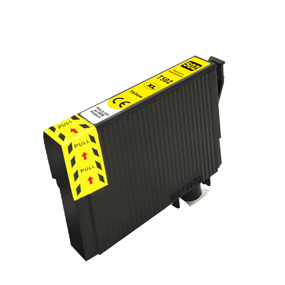 Kompatibel für Epson C13T02W44010 / 502XL Tintenpatrone gelb, Inhalt 12 ml