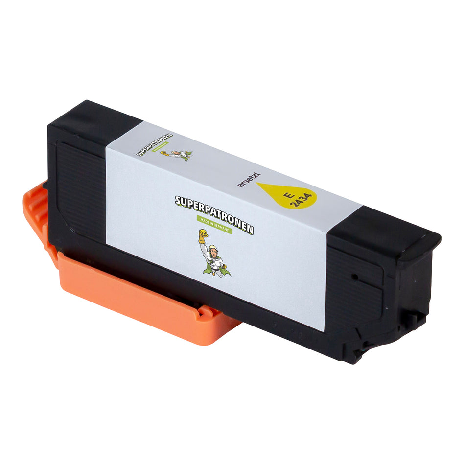 Kompatibel für Epson C13T24344010 / 24XL Tintenpatrone gelb, 740 Seiten, Inhalt 9 ml