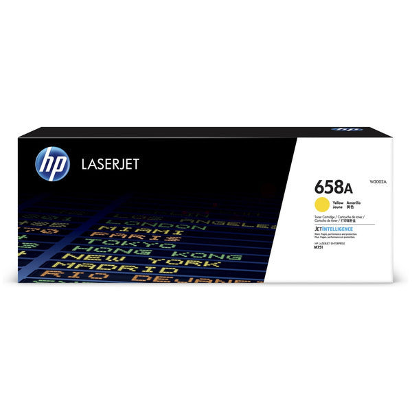 Original HP W2002A / 658A Toner gelb, 6.000 Seiten
