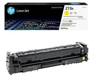 Original HP W2192A / 219A Tonerkartusche gelb, 1.200 Seiten