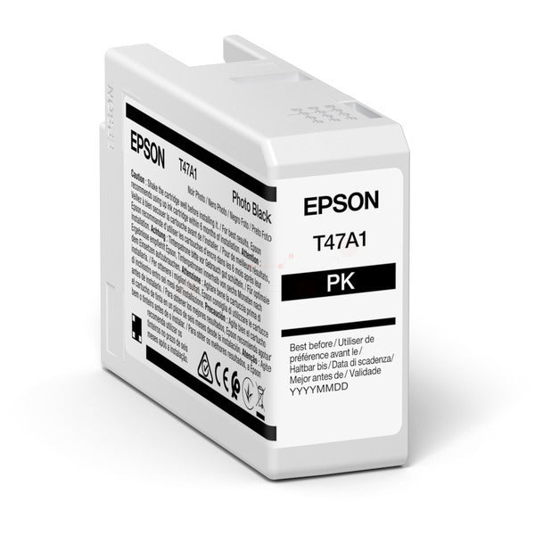 Original Epson C13T47A100 / T47A1 Tintenpatrone schwarz, Inhalt 50 ml