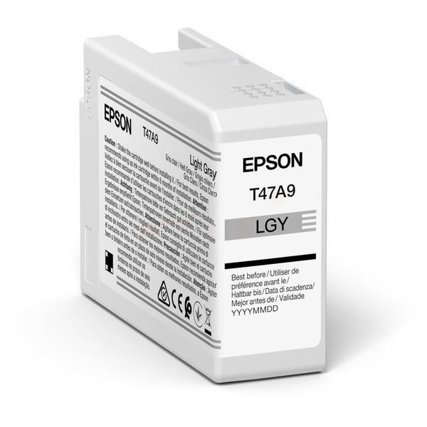Original Epson C13T47A900 / T47A9 Tintenpatrone fotograu, Inhalt 50 ml