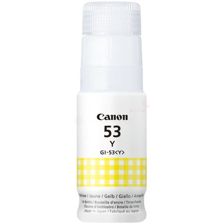 Original Canon 4690C001 / GI-53 Y Tintenflasche gelb, 3.000 Seiten, Inhalt 60 ml