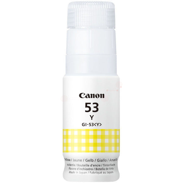 Original Canon 4690C001 / GI-53 Y Tintenflasche gelb, 3.000 Seiten, Inhalt 60 ml