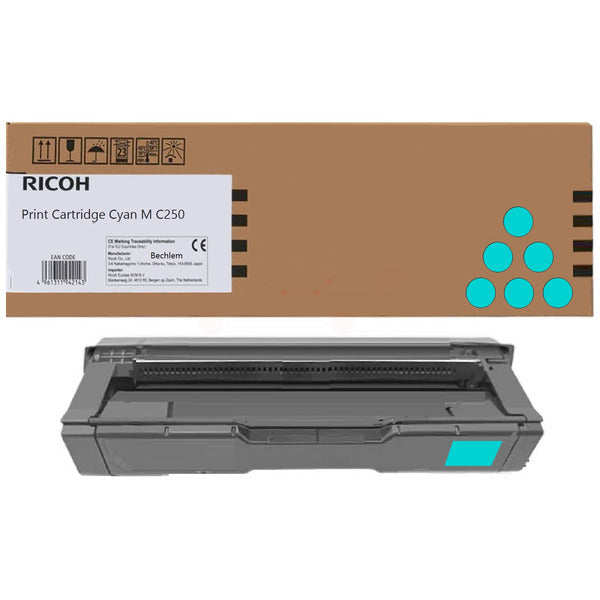 Original Ricoh 408353 Toner cyan, 2.300 Seiten