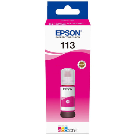 Original Epson C13T06B340 / 113 Tintenflasche magenta, 6.000 Seiten, Inhalt 70 ml