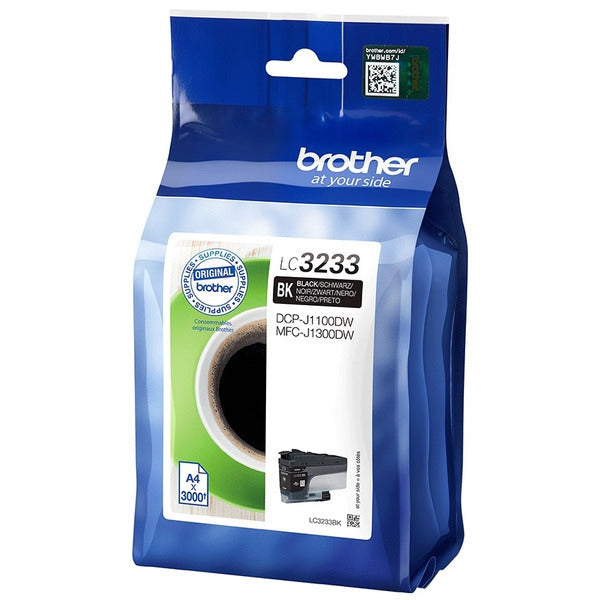 Original Brother LC-3233BK Tintenpatrone schwarz, 3.000 Seiten