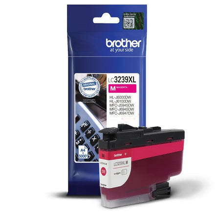 Original Brother LC-3239XLM Tintenpatrone magenta, 5.000 Seiten
