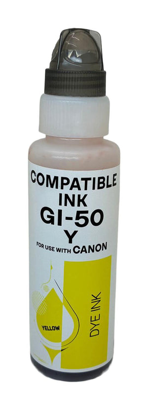 Refill Canon GI-50 Y 3405C001 Tintenflasche gelb · Inhalt 70 ml