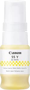 Original Canon 6291C001 / GI-55 Y Tintenflasche gelb, 3.000 Seiten, Inhalt 40 ml