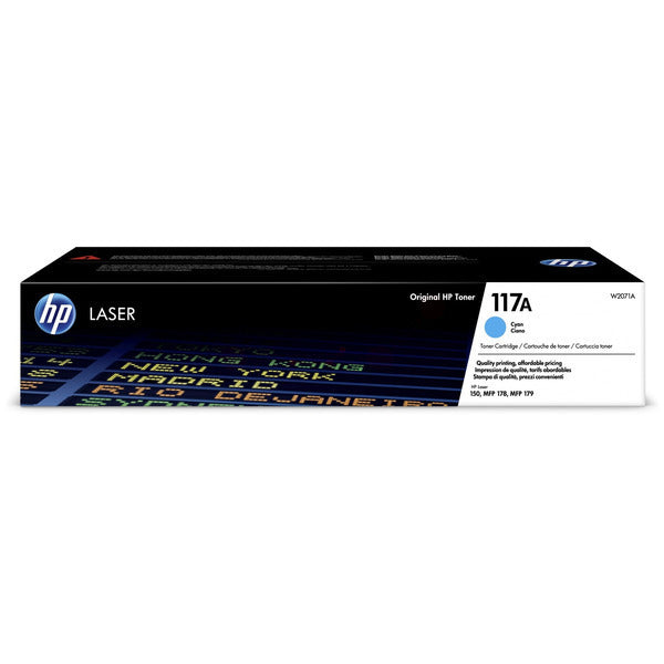 Original HP W2071A / 117A Toner-Kit cyan, 700 Seiten