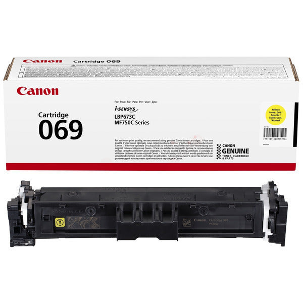Original Canon 5091C002 / 069 Tonerkartusche gelb, 1.900 Seiten