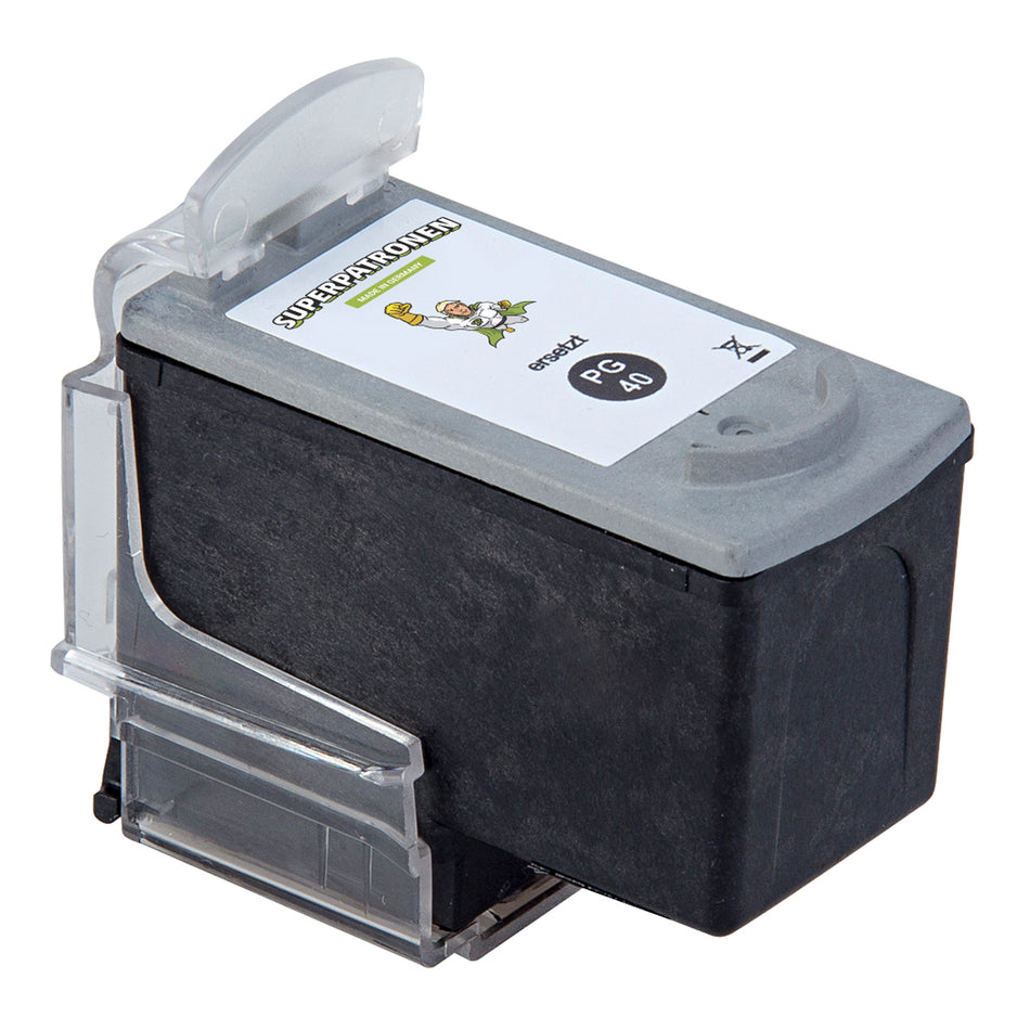 Kompatibel für Canon 0615B001 / PG-40 Druckkopfpatrone schwarz, 490 Seiten, Inhalt 18 ml