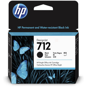 Original HP 712 / 3ED71A Tintenpatrone schwarz