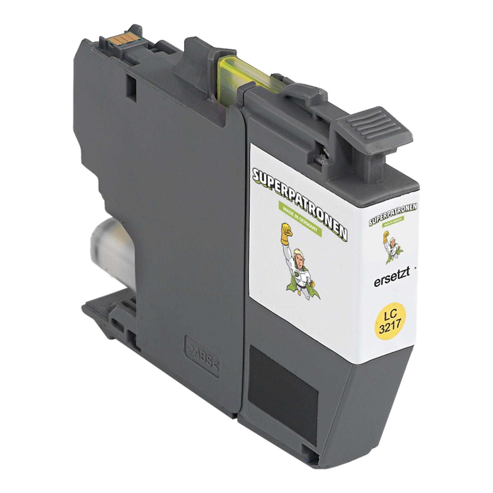 Kompatibel für Brother LC-3217Y Tintenpatrone gelb, 550 Seiten, Inhalt 9 ml