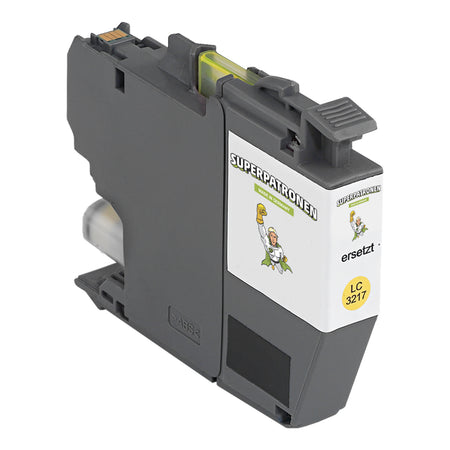 Kompatibel für Brother LC-3217Y Tintenpatrone gelb, 550 Seiten, Inhalt 9 ml
