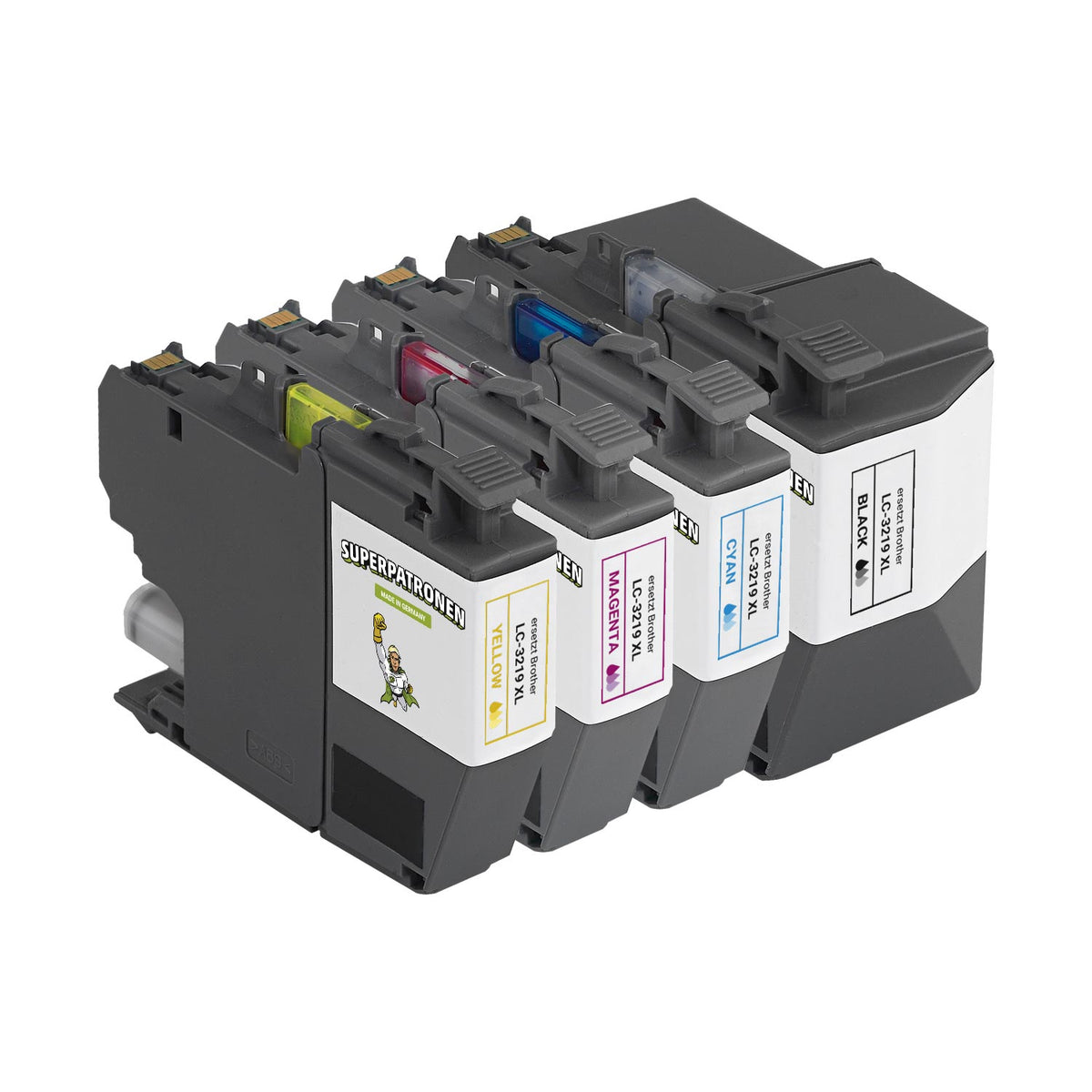 Kompatibel für Brother LC-3219XLVALDR Tintenpatrone MultiPack Bk,C,M,Y Blister, Inhalt 60ml + 3x20ml