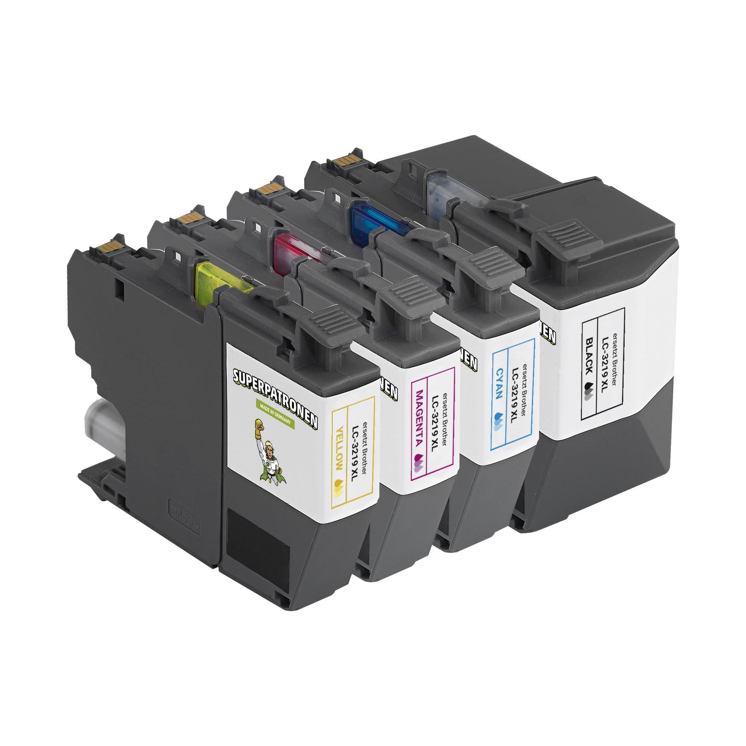 Kompatibel für Brother LC-3219XLVALDR Tintenpatrone MultiPack Bk,C,M,Y Blister, Inhalt 60ml + 3x20ml